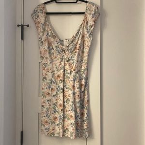 A&F Womens mini floral dress - abercrombie & fitch - size L
